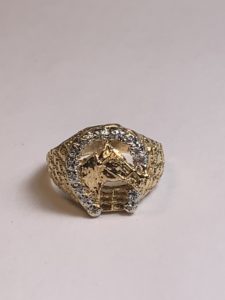 Horseshoe Diamond ring