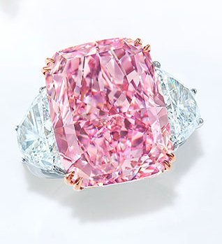 Sakura Square Cut Pink Diamond