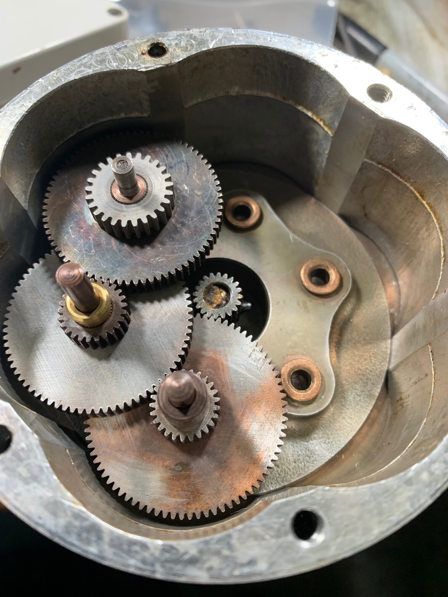 Clock Motor Assembly Gears