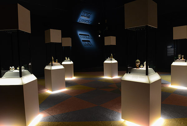 Installation shot of Faberge in London