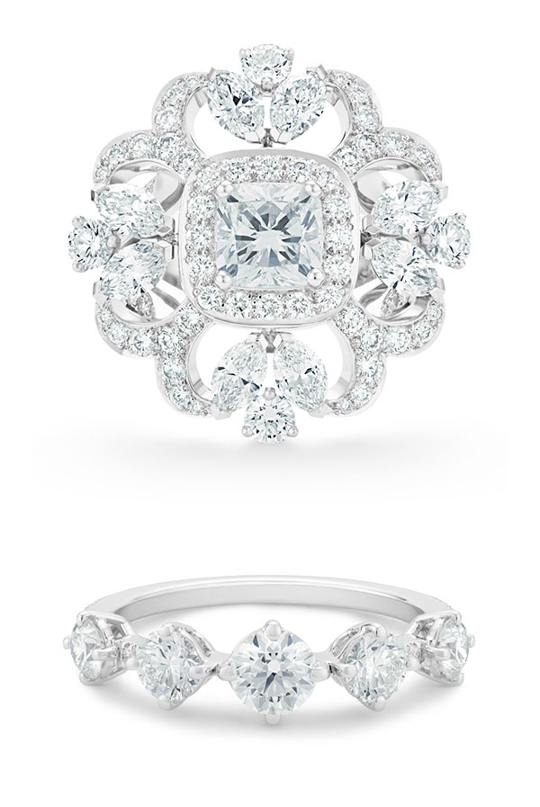 De-Beers-Reflections-of-Nature-Elsemere-Treasure-ring-Arpeggia-one-row-diamond-ring