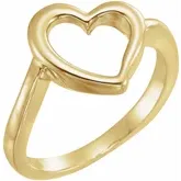 Valentine’s Day Gifts - Heart gold ring