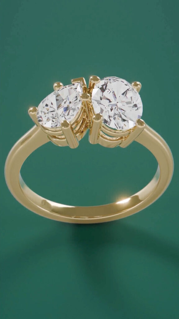 two-stone ring